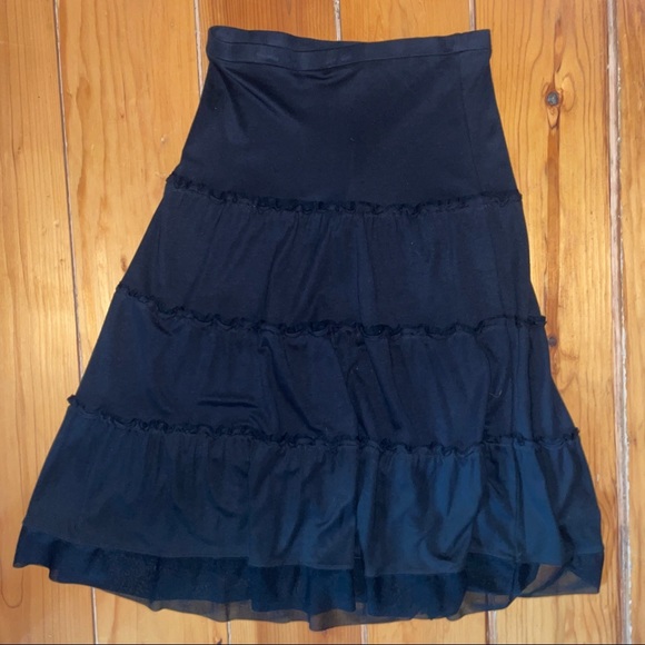 NWT Ruffle Skirt Ann Taylor LOFT - Picture 1 of 4